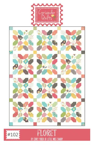 Floret Quilt Pattern by Coriander Quilts