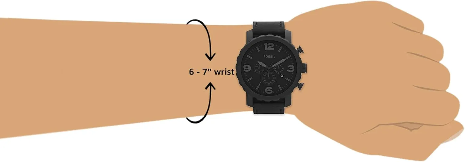 Fossil Men's Nate Quartz Stainless Steel Chronograph Watch