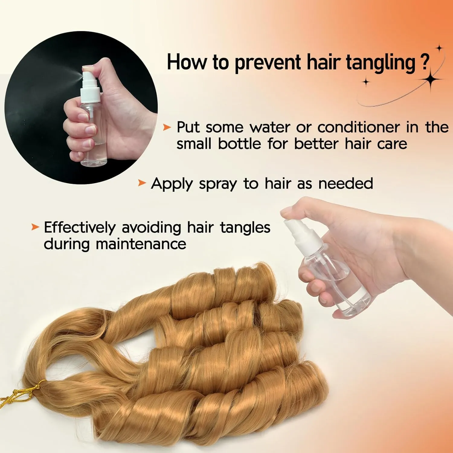 French Curl Braiding Hair 22 Inch 8 Packs Bouncy Loose Wave Crochet Hair for Black Women 75g/Pack Blonde Synthetic Curly Braiding Hair Extensions Daily Use (22 Inch,8 Packs,27#)