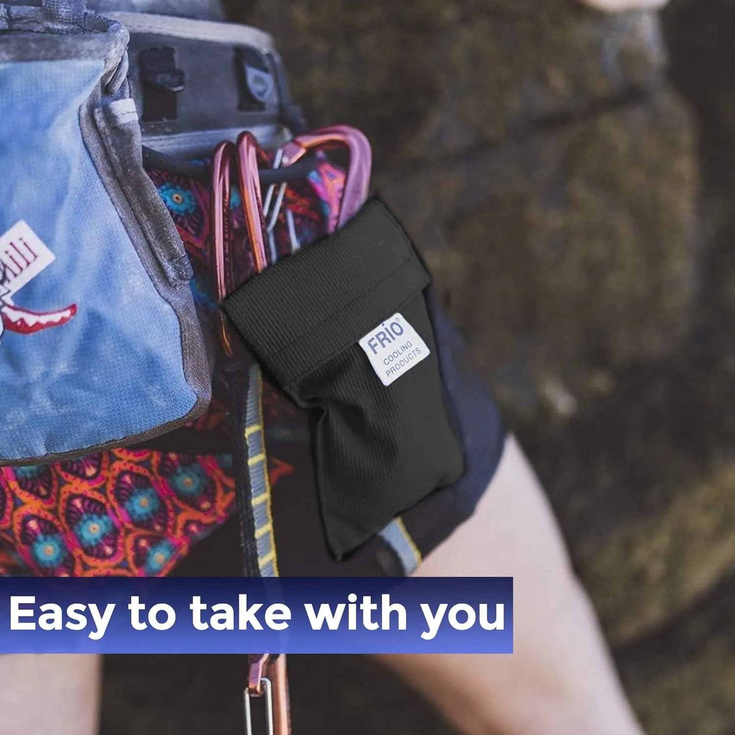 Frio Cooling Wallet- Mini - Black - Holds Single Insulin Vial or Eye Drop Bottle - Keeps Insulin Cool More Than 45 Hours Without Ever Needing Refrigeration!-Low Shipping Rates-