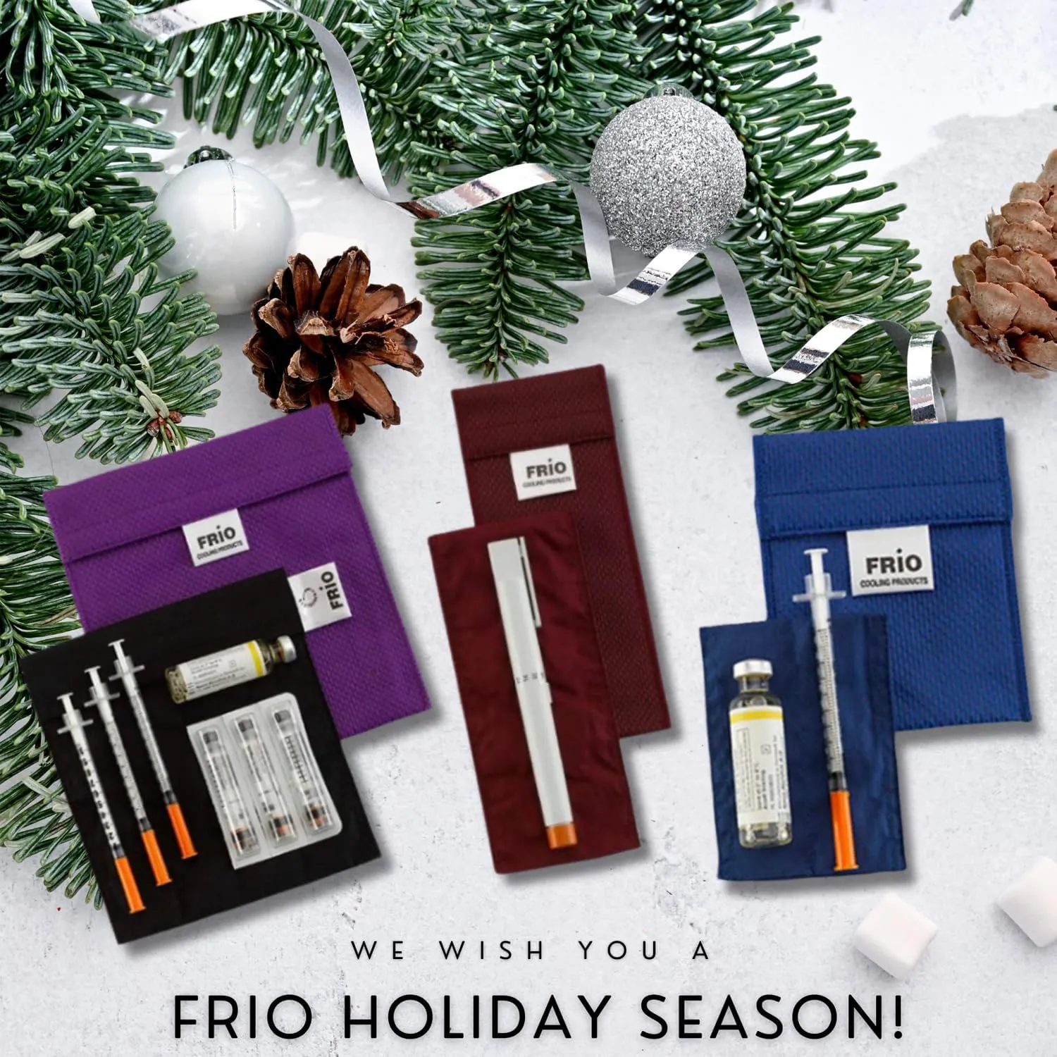 Frio Cooling Wallet- Mini - Black - Holds Single Insulin Vial or Eye Drop Bottle - Keeps Insulin Cool More Than 45 Hours Without Ever Needing Refrigeration!-Low Shipping Rates-