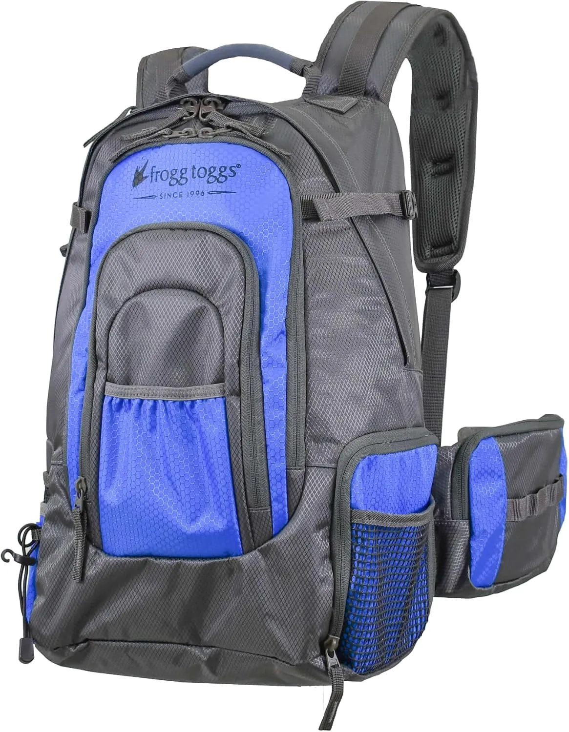 FROGG TOGGS Fishing Sling Pack, Easy Hands-Free Fishing Tackle Storage Bag with Water Bottle Pocket