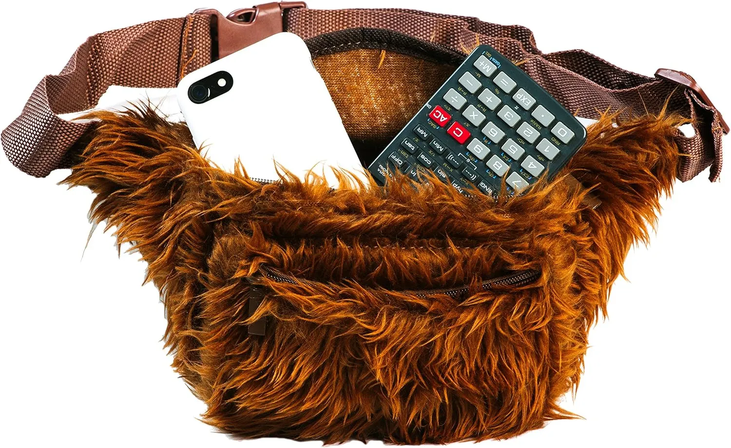 Funny Guy Mugs Grizzly Bear Fur Fanny Pack