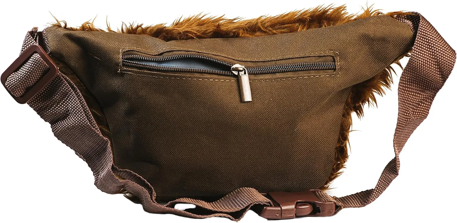Funny Guy Mugs Grizzly Bear Fur Fanny Pack