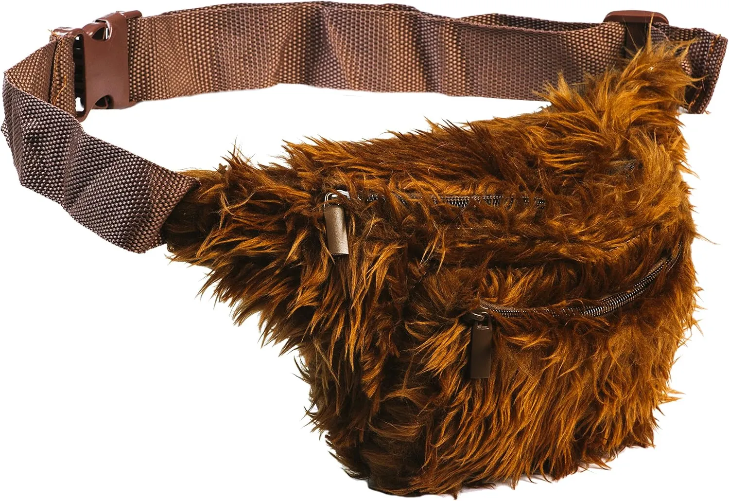 Funny Guy Mugs Grizzly Bear Fur Fanny Pack