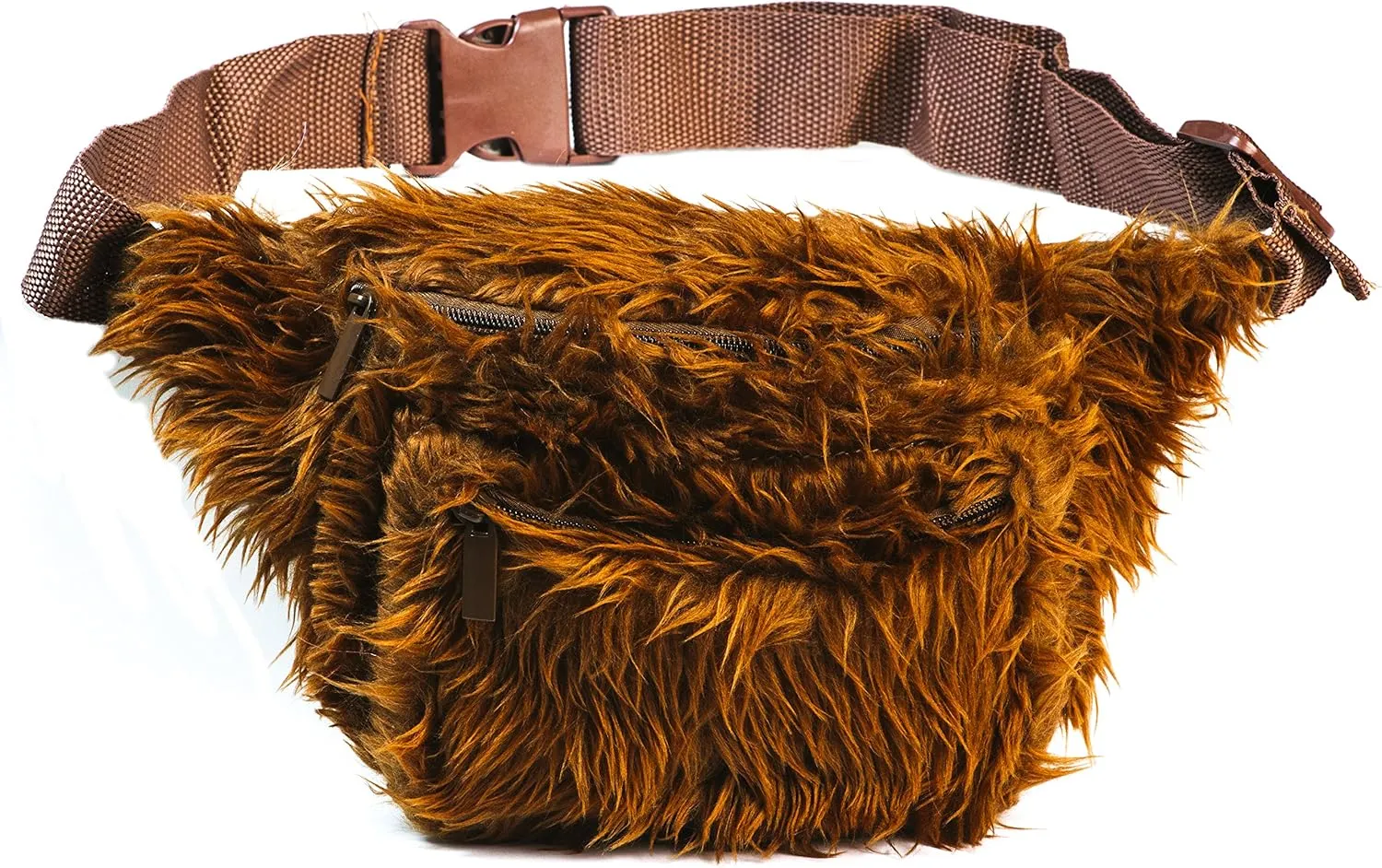 Funny Guy Mugs Grizzly Bear Fur Fanny Pack