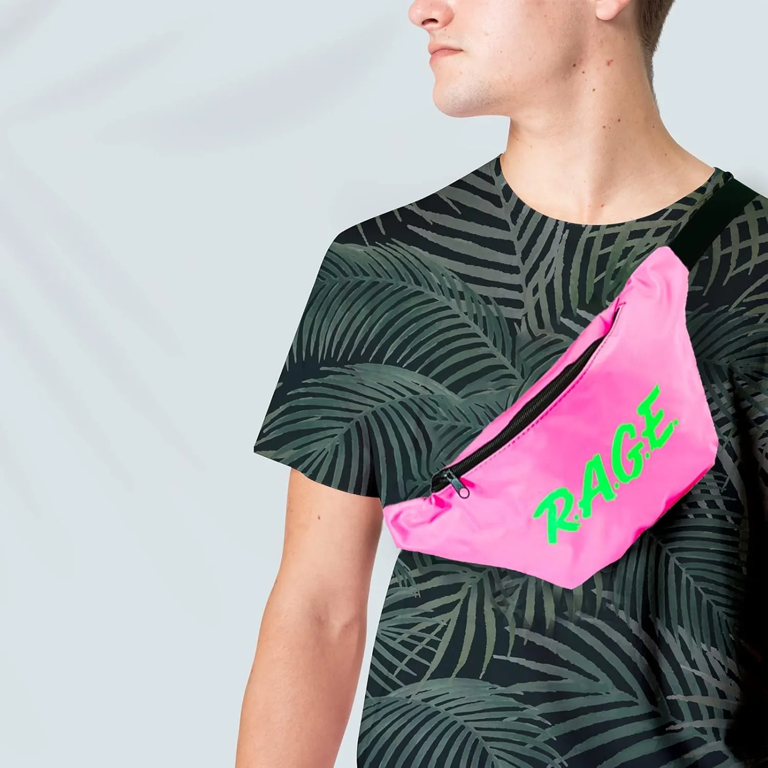 Funny Guy Mugs RAGE Fanny Pack, Neon Pink