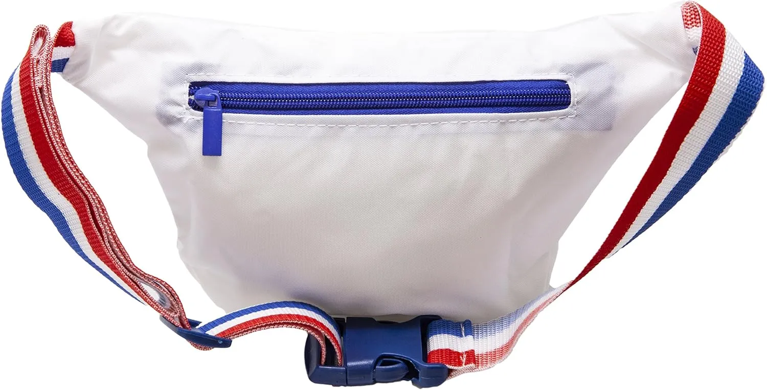 Funny Guy Mugs Red White Blue Party Premium USA Fanny Pack
