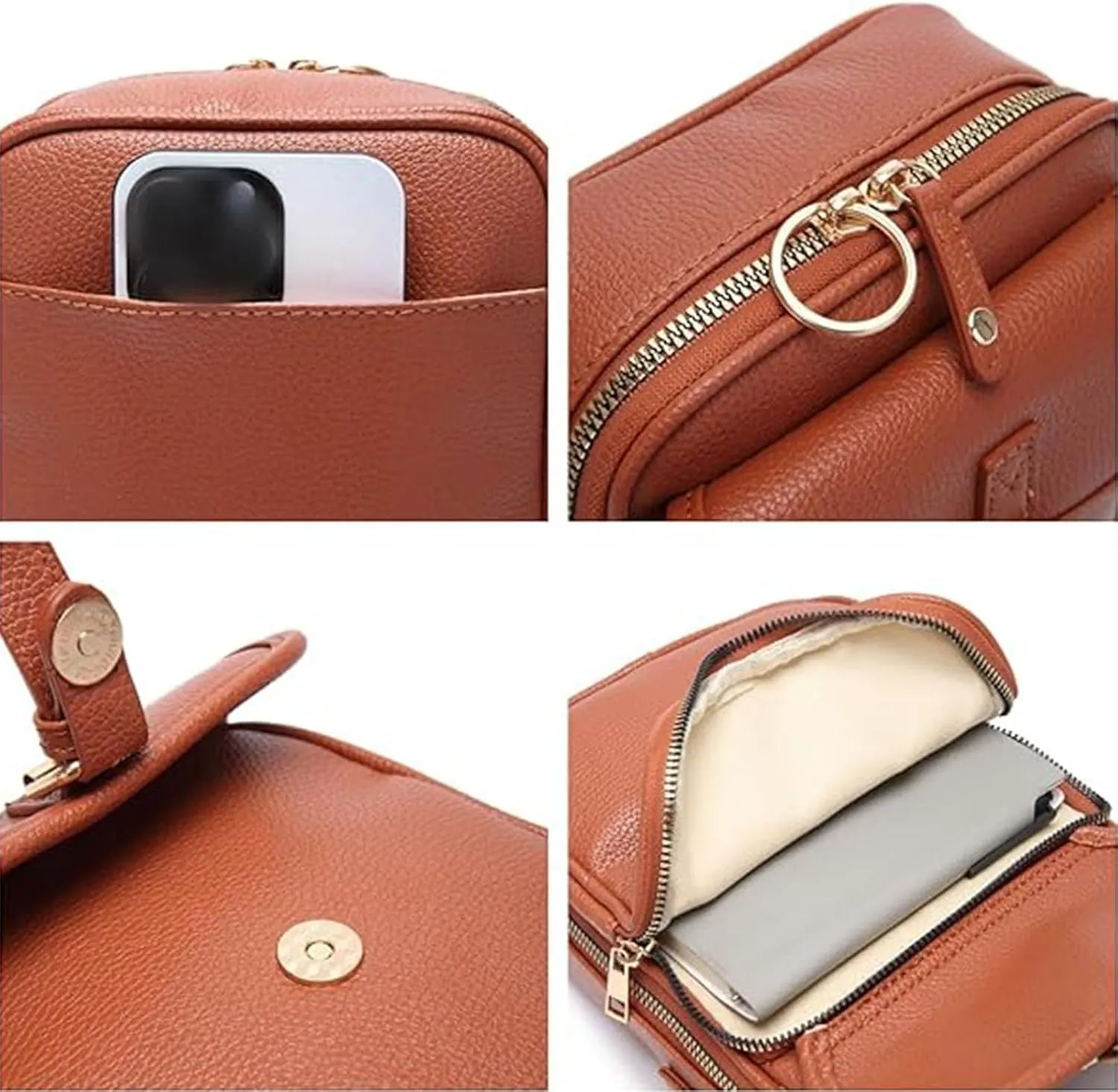 GDSAFS Forcipower Crossbody Bag, Collaboraten1 Crossbody Leather Bag, Urvashi Crossbody Leather Bags for Women, Anti-Theft