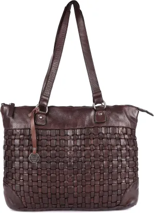 Genuine Leather Women's Tote Handbags, Satchel Purse Ladies Shoulder Bags with Top Handle