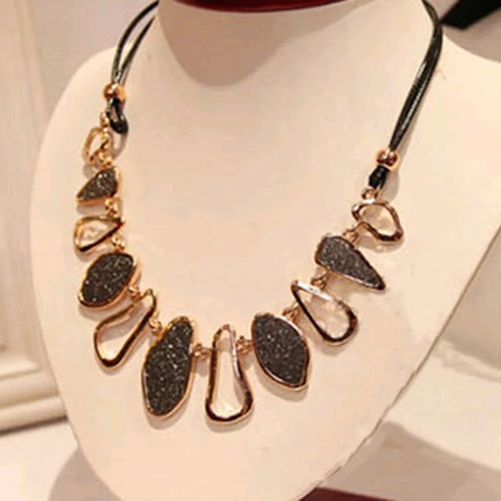 Geometric Frosted Necklace
