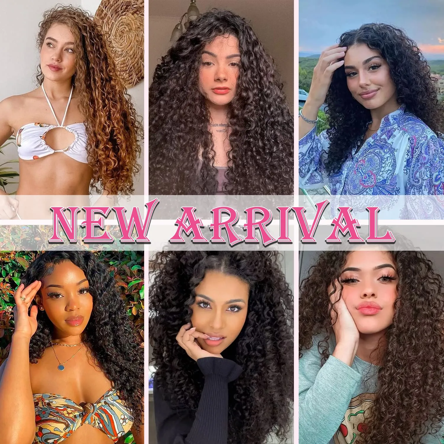 Gogo Curl Short Curly Crochet Hair - 14 Inch, 7 Packs for Black Women - Beach Curl, Deep Wave, Water Wave Braids - Synthetic Hair Extensions (14 Inch, 7 Packs, 1B)