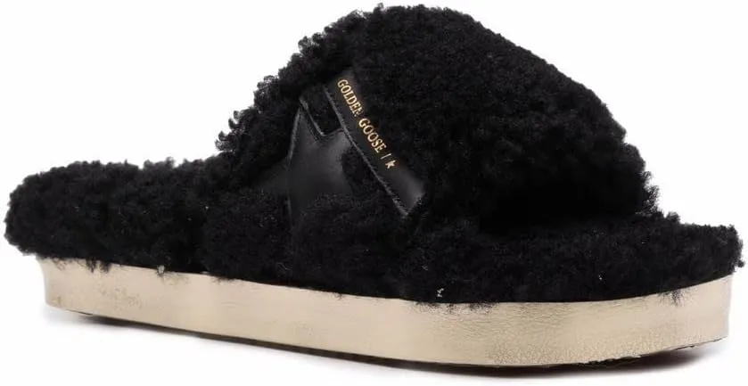 Golden Goose Women's Poolstar Shearling Sandals