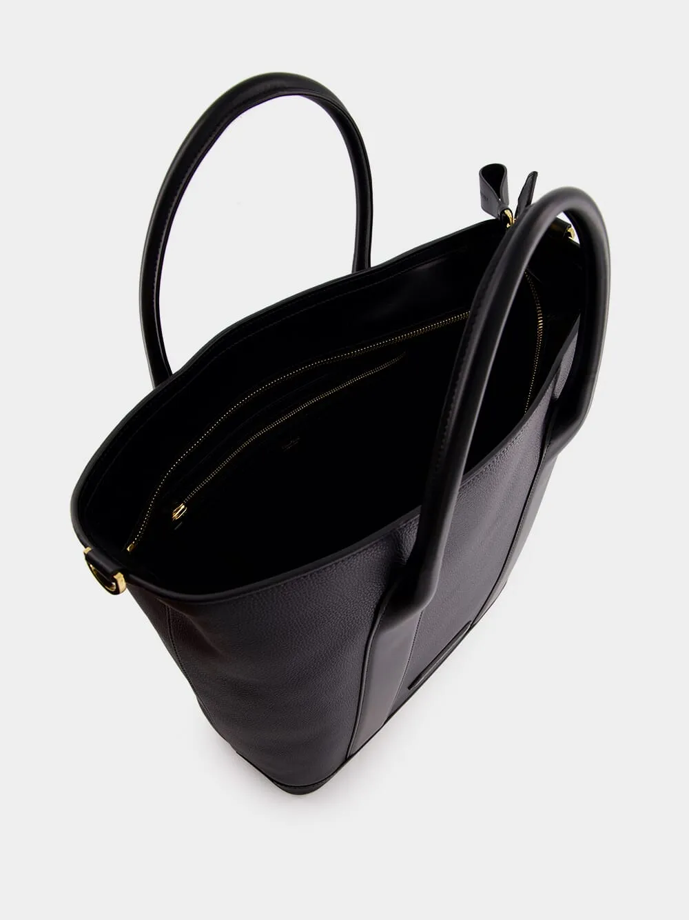 Grain Leather Shopper Bag
