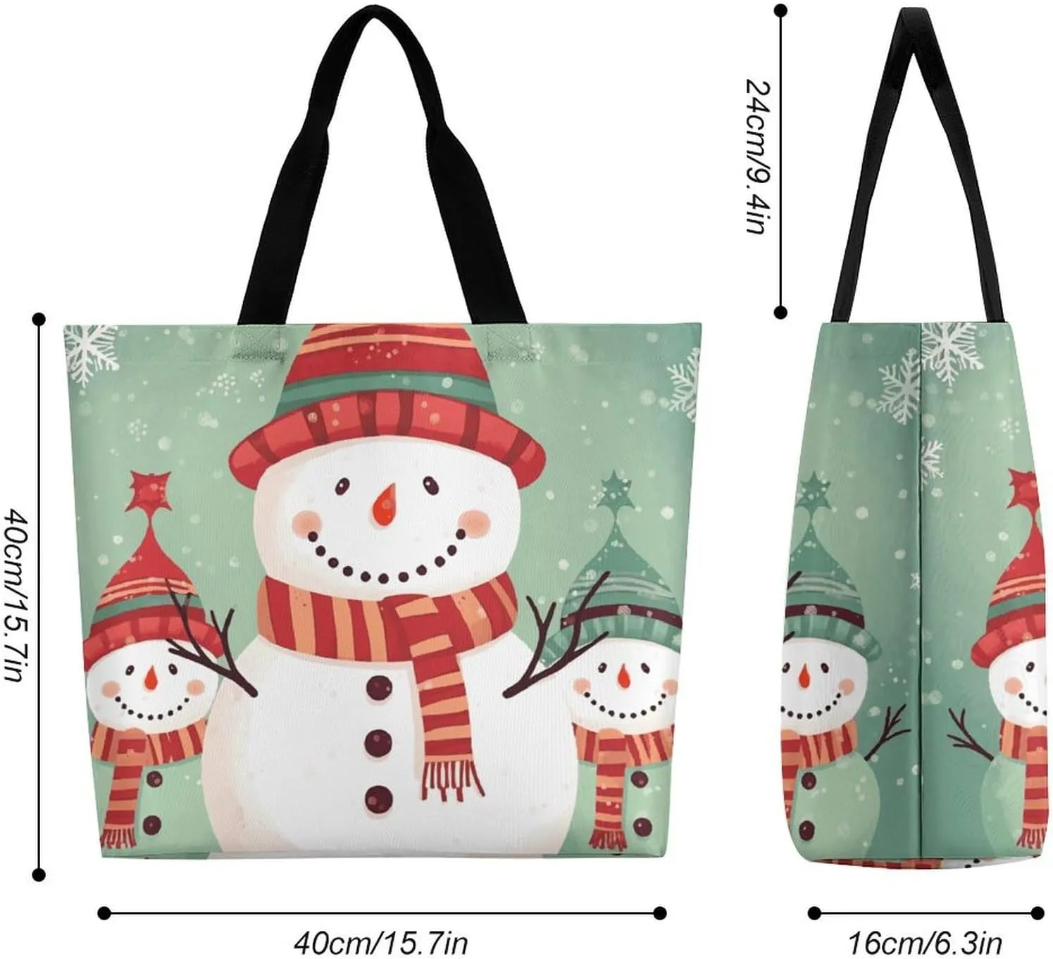 Grocery Bag Reusable Tote Bag Foldable Meat Slices Pattern Shopping Bag Handbag Washable Shoulder Bag for Travel