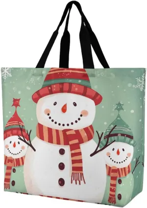 Grocery Bag Reusable Tote Bag Foldable Meat Slices Pattern Shopping Bag Handbag Washable Shoulder Bag for Travel
