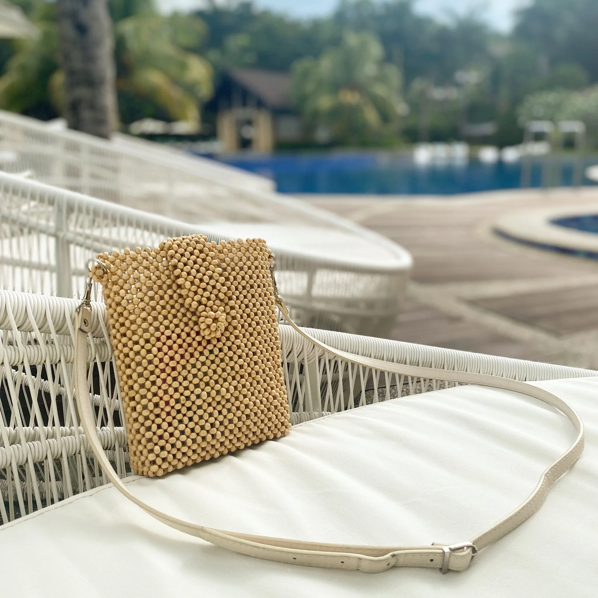 HABI Footwear and Lifestyle Cami Beaded Sling Bag