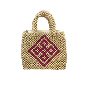 HABI Lifestyle  Julia Diamond Beaded Hand Bag