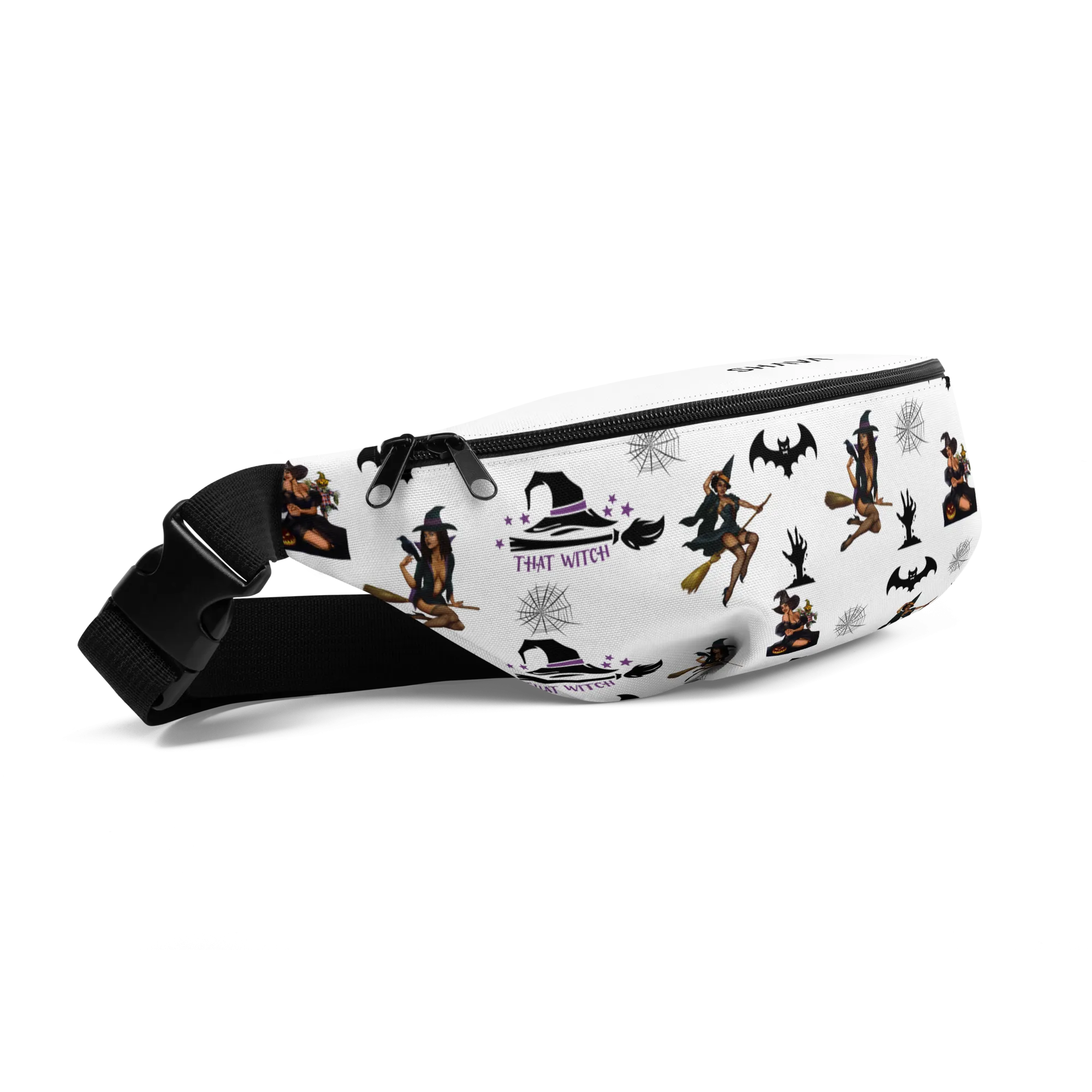 Halloween Fanny Pack,Halloween All Over Print Fanny Pack/ That Witch