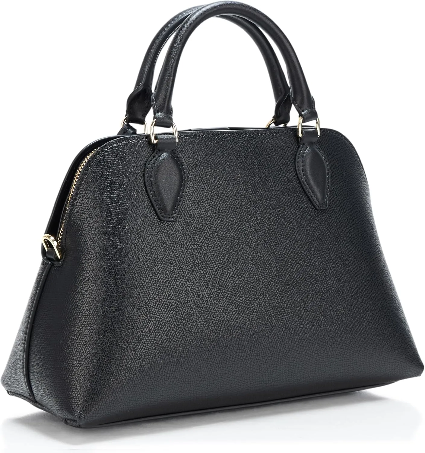 Halston Quincy Embossed Pebble Top Zip Satchel