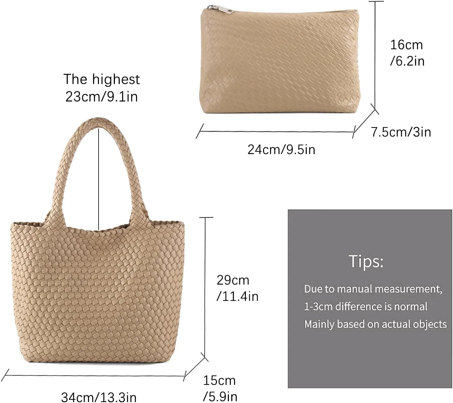 Hand Woven Bag Tote BagS For Women Top Handle Shoulder Vegan Leather Large Travel Beach Hobo Handbag