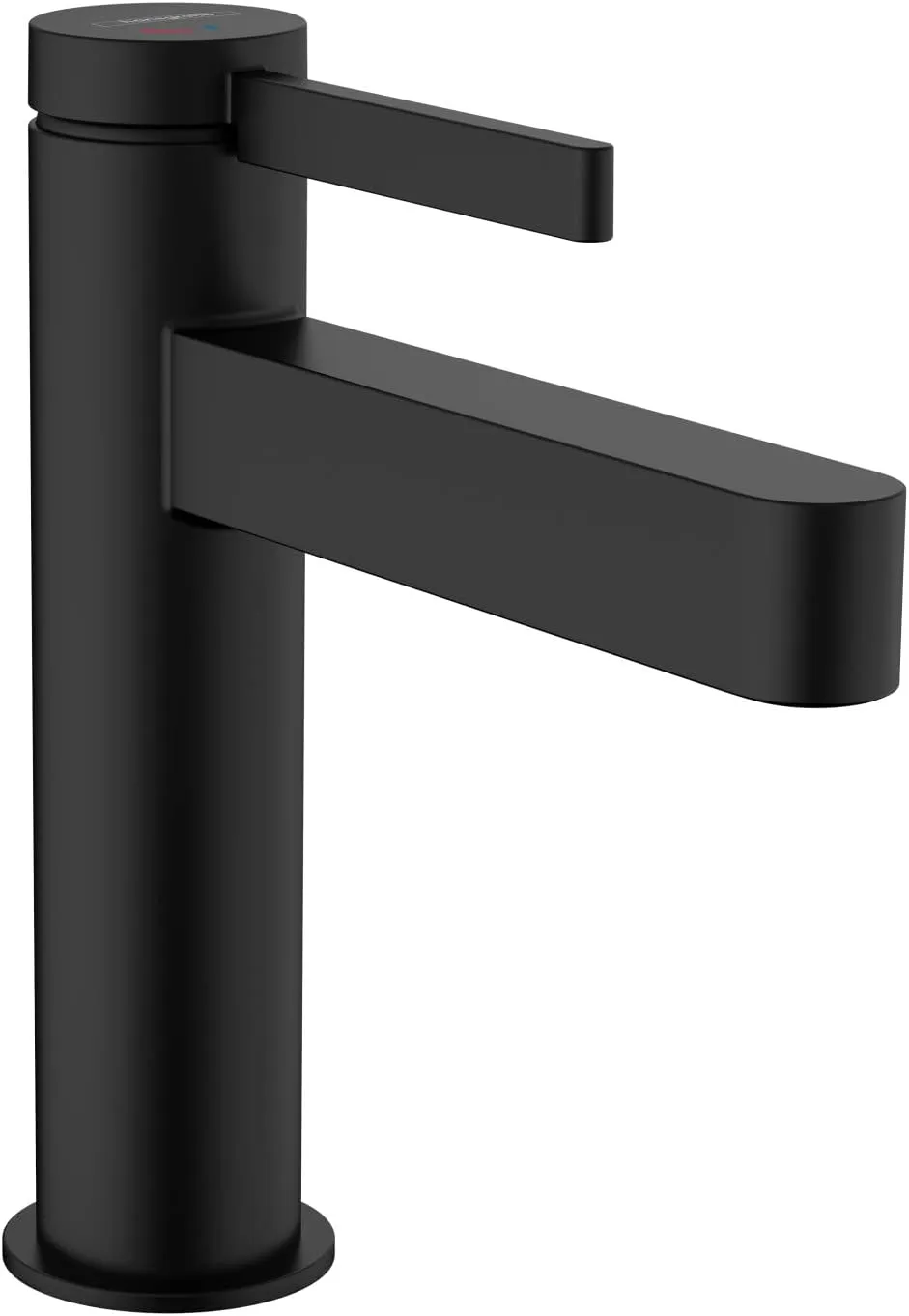 hansgrohe Finoris Modern 1-Handle 1-Hole 0-inch Tall Bathroom Sink Faucet in Matte Black, 76020671