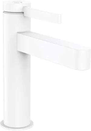 hansgrohe Finoris Modern 1-Handle 1-Hole 0-inch Tall Bathroom Sink Faucet in Matte White, 76020701