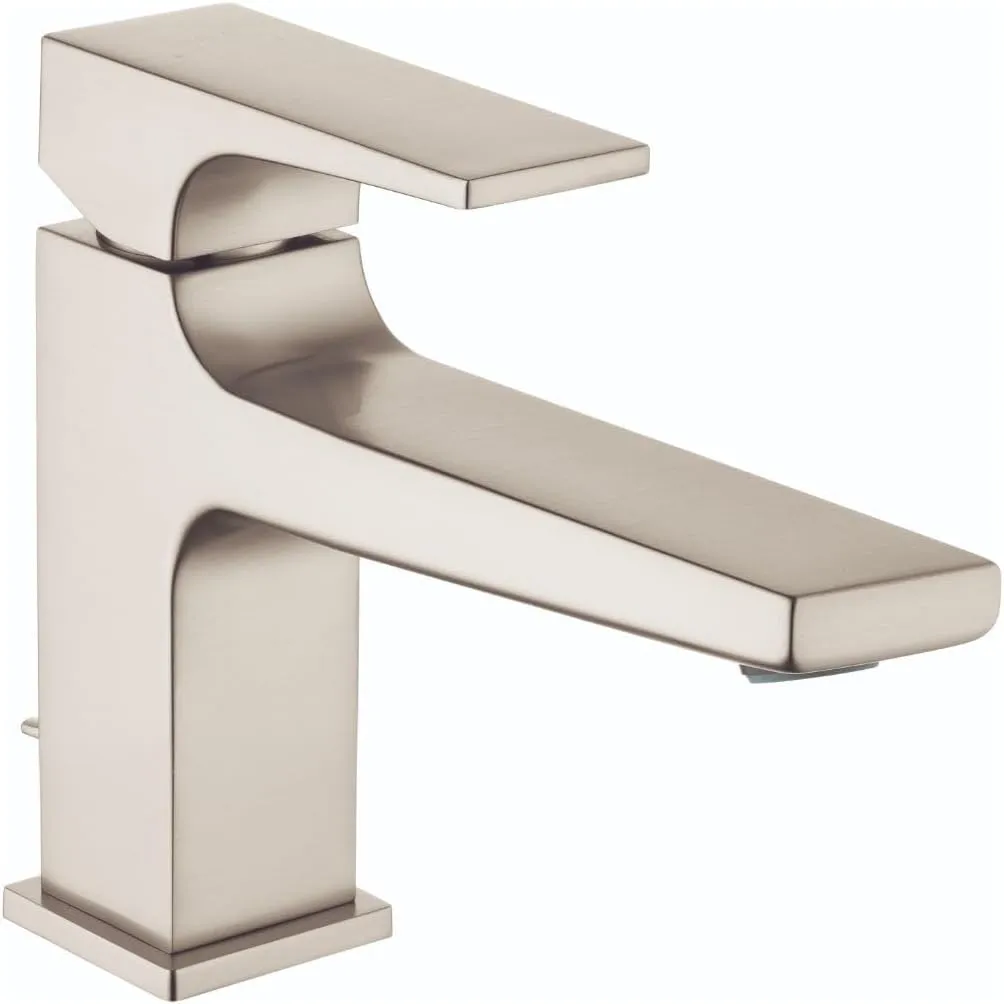 hansgrohe Metropol Modern Low Flow Water Saving 1-Handle 1 6-inch Tall Bathroom Sink Faucet in Brushed Nickel, 32505821