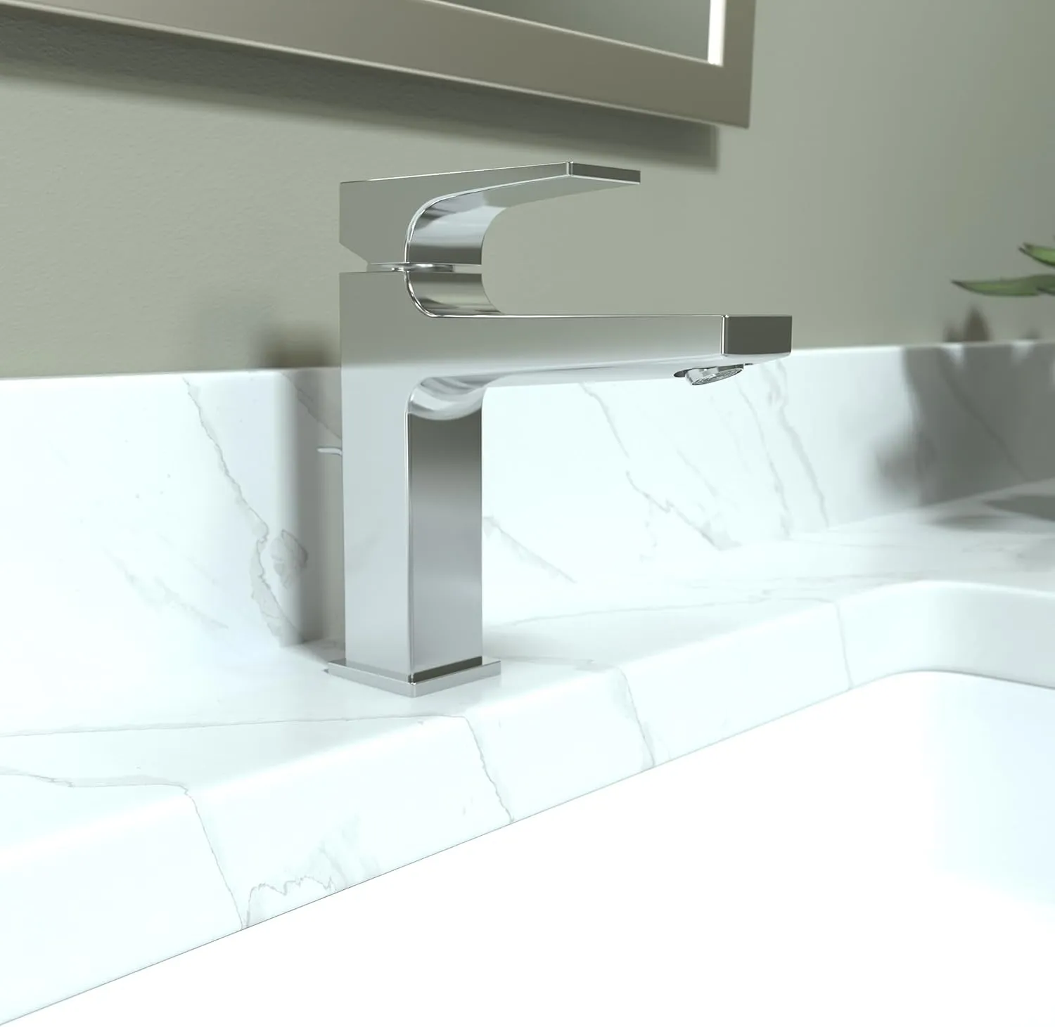 hansgrohe Metropol Modern Low Flow Water Saving 1-Handle 1 7-inch Tall Bathroom Sink Faucet in Chrome, 32506001