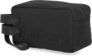 Harley-Davidson Modular Traveling Polyester Toiletry Kit Case - Matte Black