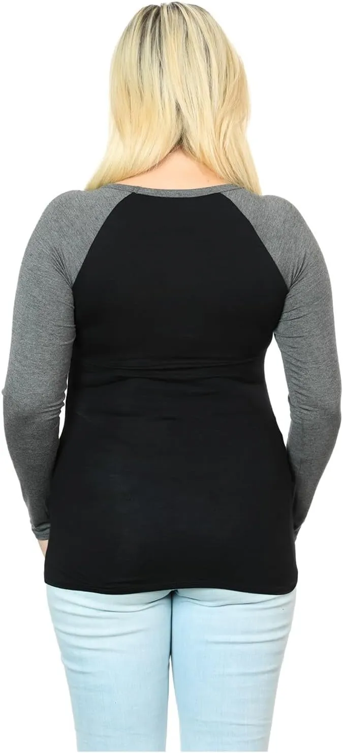 Harley-Davidson Women's Unleash The Beast Crew Neck Long Sleeve Tee Shirt, Blk