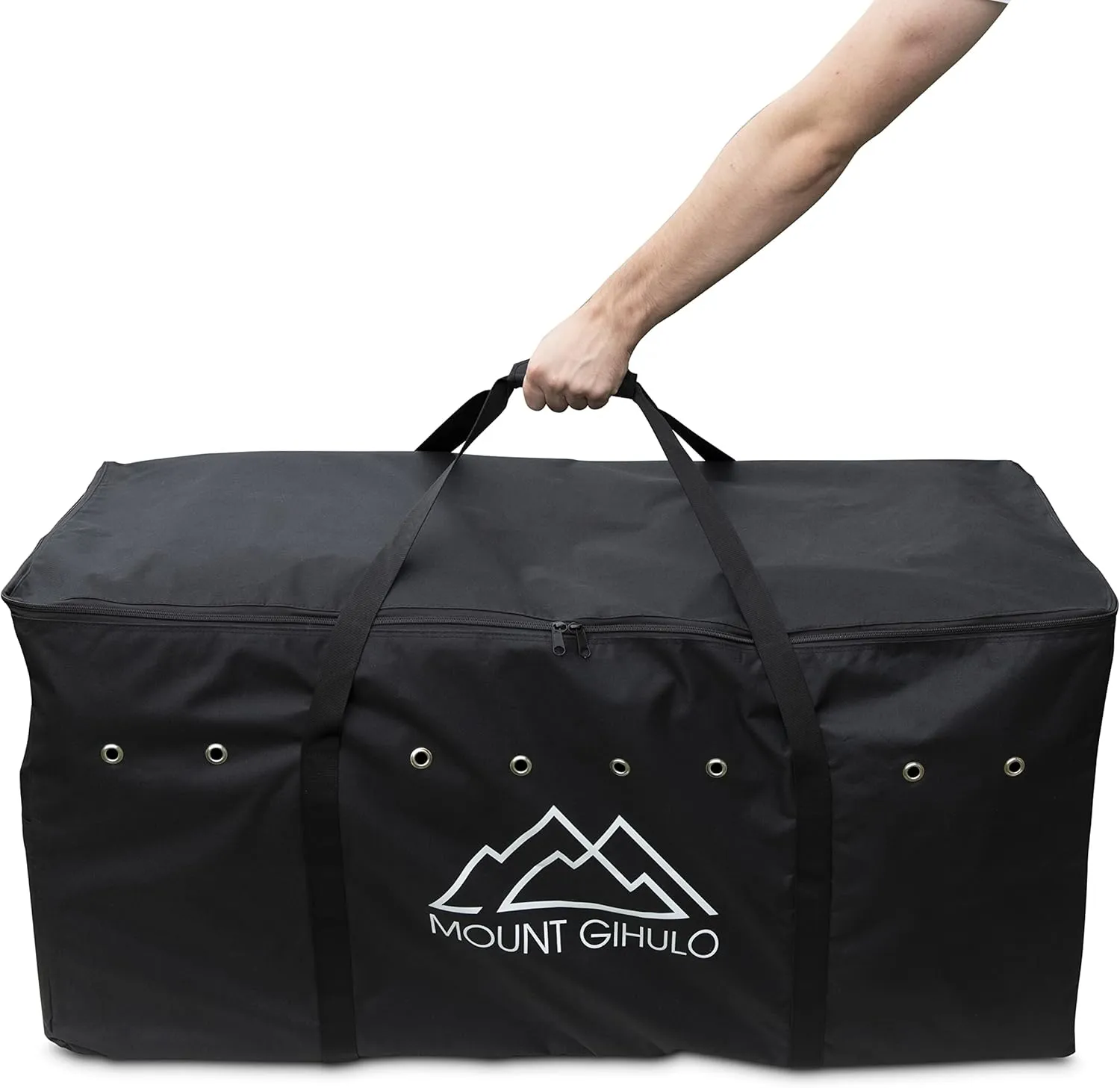 Hay Bag for Horses - 900D Polyester Horse Hay Bag, Hay Storage Bag - Carry Handles, PVC Waterproofing, 2-String Bale