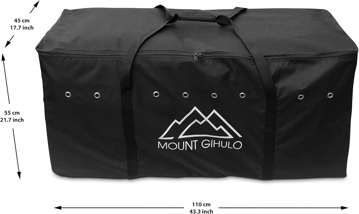 Hay Bag for Horses - 900D Polyester Horse Hay Bag, Hay Storage Bag - Carry Handles, PVC Waterproofing, 2-String Bale
