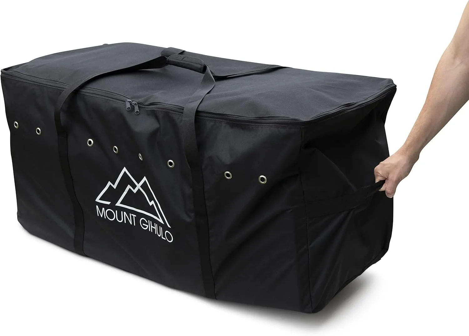 Hay Bag for Horses - 900D Polyester Horse Hay Bag, Hay Storage Bag - Carry Handles, PVC Waterproofing, 2-String Bale
