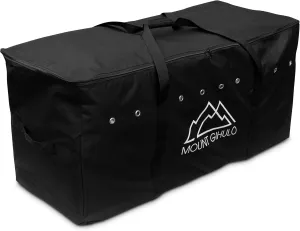Hay Bag for Horses - 900D Polyester Horse Hay Bag, Hay Storage Bag - Carry Handles, PVC Waterproofing, 2-String Bale