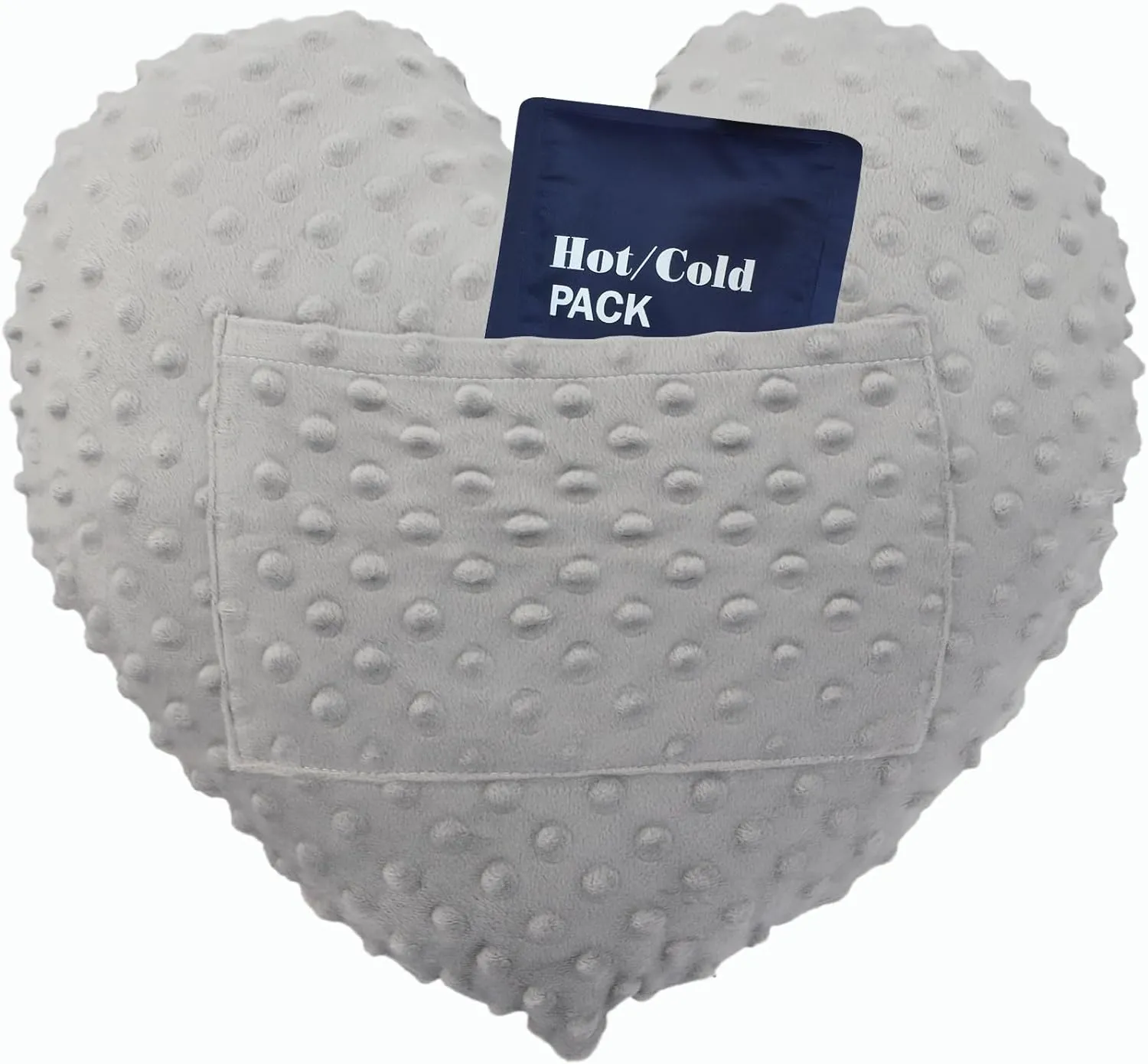 Heart Surgery Pillow for Open Heart Surgery After Bypass Coughing with Pocket Comfort Cushion Recovery Gifts Women Men Patients Minky Dot Light Gray