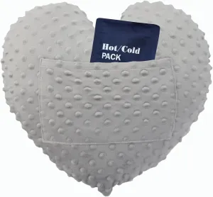 Heart Surgery Pillow for Open Heart Surgery After Bypass Coughing with Pocket Comfort Cushion Recovery Gifts Women Men Patients Minky Dot Light Gray