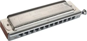 HOHNER 7538-C Toots Mellow Tone Harmonica, Key of C, Stainless steel