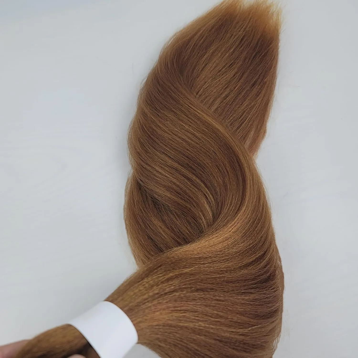 Honey Brown Braiding Hair Pre stretched Boho Hair for Braiding Prestretched Hypoallergenic Ez Braid Curly Deep Wave Crochet Braids