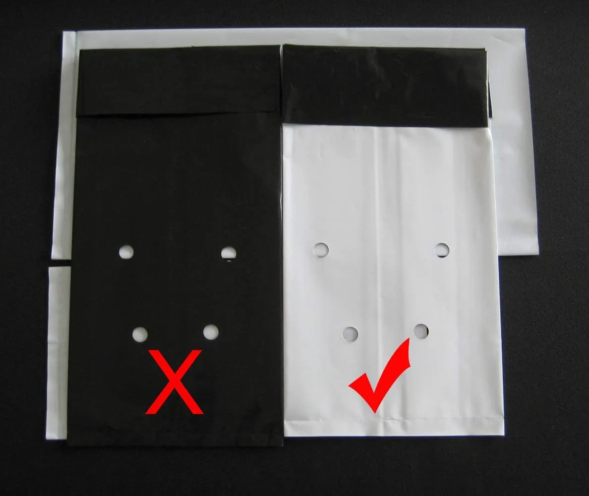 HORTIPOTS Grow Bag 7 Gallon Square Nursery Container Made of Black White Poly Films (25 Pieces per Pack)