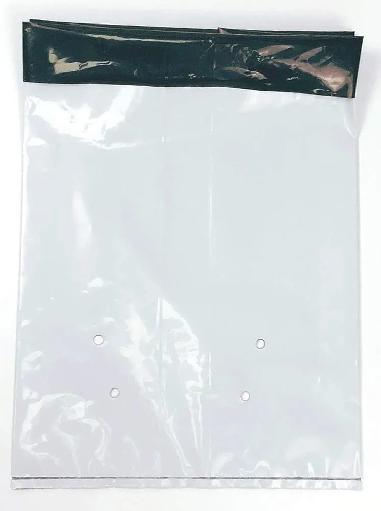 HORTIPOTS Grow Bag 7 Gallon Square Nursery Container Made of Black White Poly Films (25 Pieces per Pack)