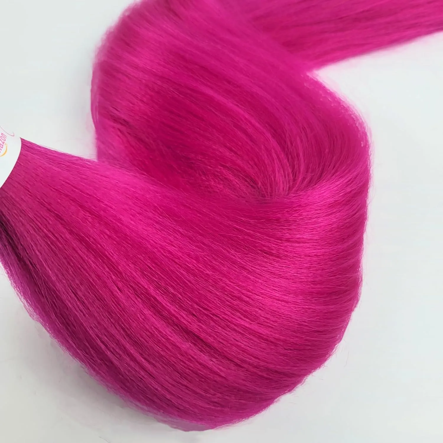 Hot Pink Braiding Hair Pre stretched Boho Braids Prestretched Braiding Hair for Bohemian Hair Ez Braid Micro Braiding Hair Synthetic Curly Deep Wave Braids
