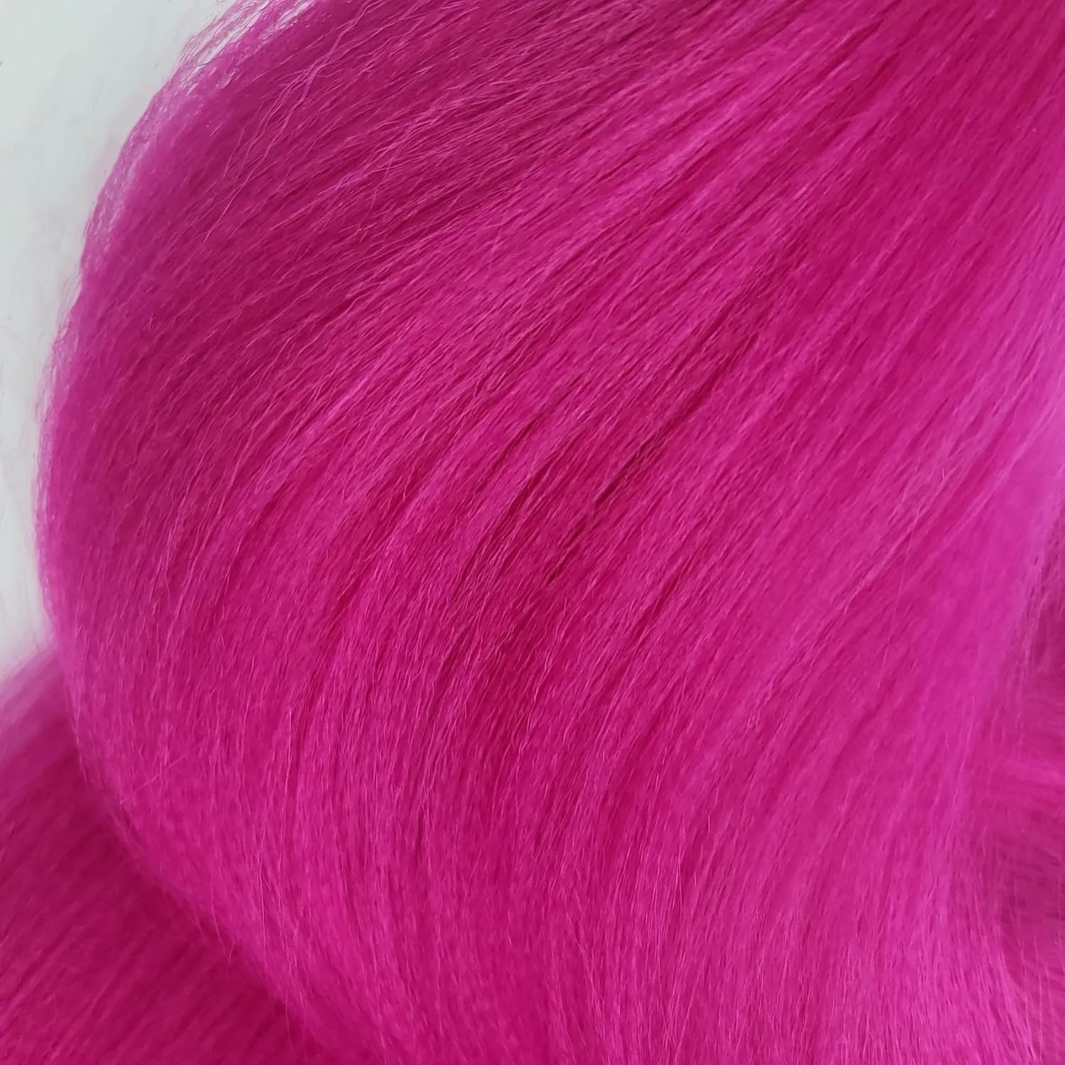 Hot Pink Braiding Hair Pre stretched Boho Braids Prestretched Braiding Hair for Bohemian Hair Ez Braid Micro Braiding Hair Synthetic Curly Deep Wave Braids