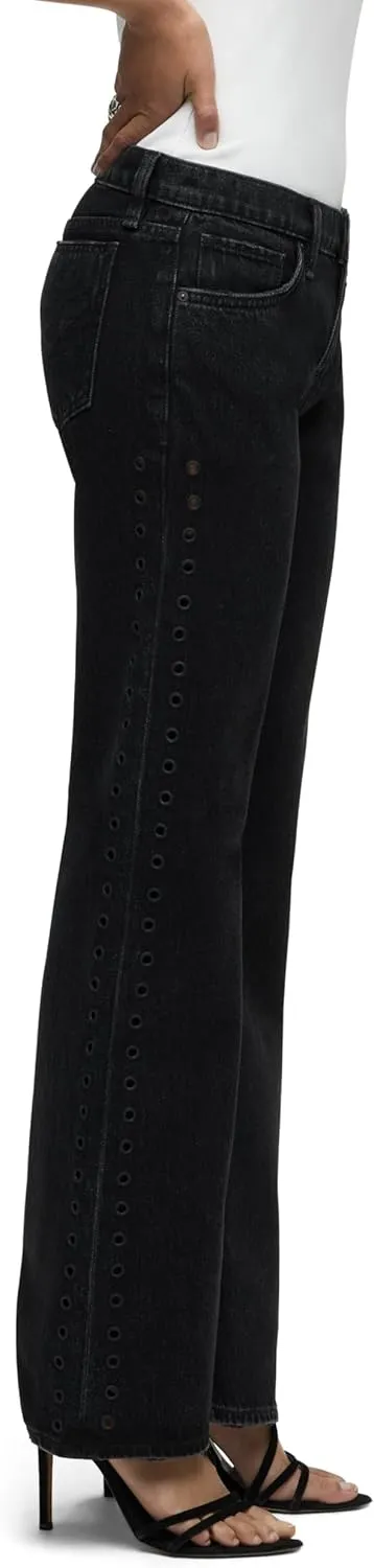 HUDSON Women's Kelli Low Rise Loose Fit Straight Leg Jean