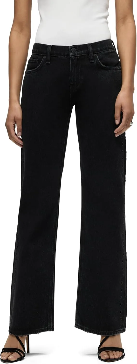 HUDSON Women's Kelli Low Rise Loose Fit Straight Leg Jean