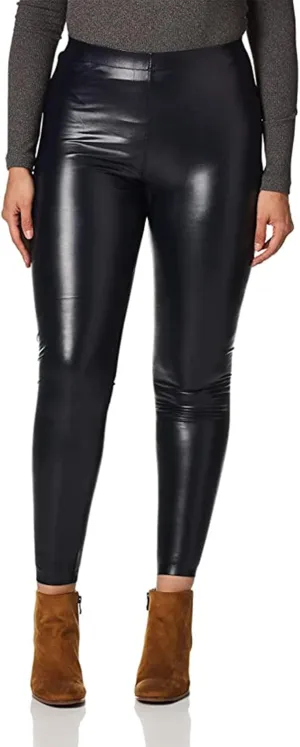 HUE Women's Sleek Effect High Waist Leggings