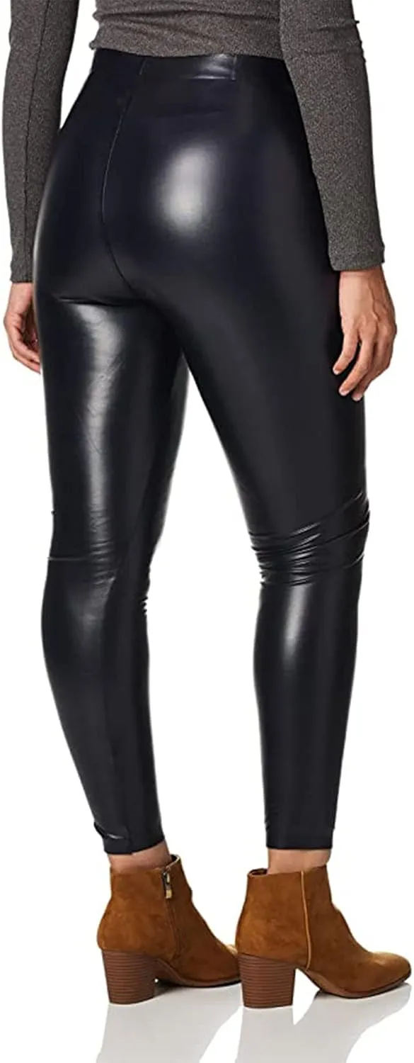 HUE Women's Sleek Effect High Waist Leggings