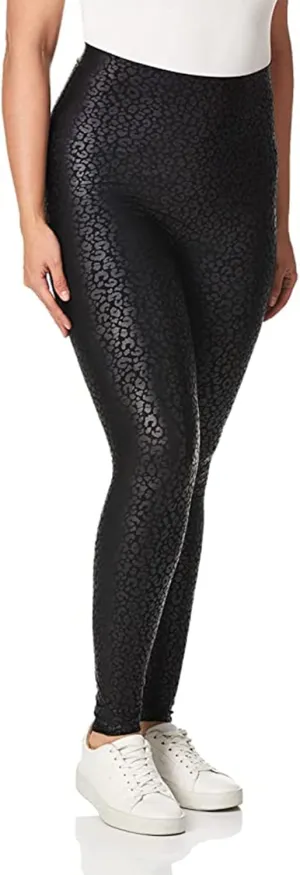 HUE Women's Sleek Effect High Waist Leggings