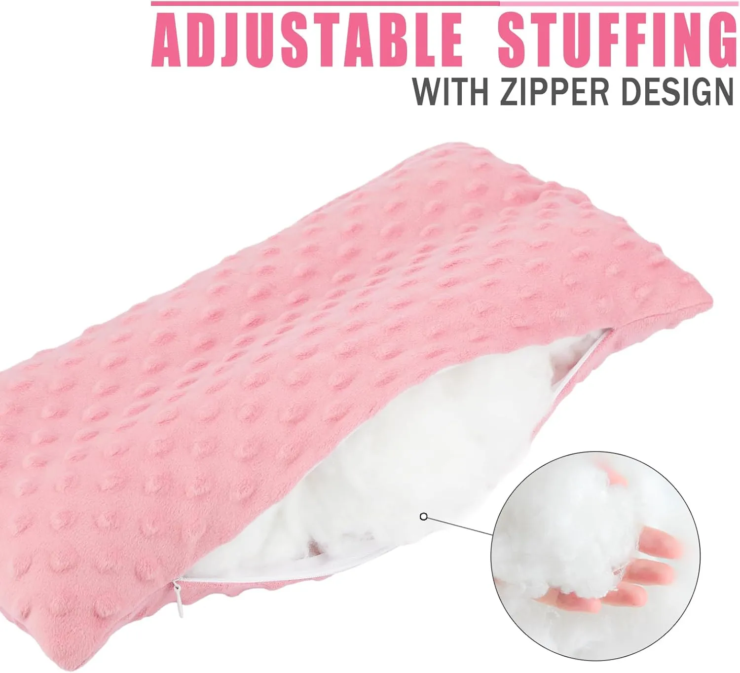Hysterectomy Seatbelt Pillow Hysterectomy Recovery Must Haves Post Surgery Abdominal Pillows with Ice/Hot Pocket for Tummy Tuck C-Section Recovery Gifts Minky Dot Coral