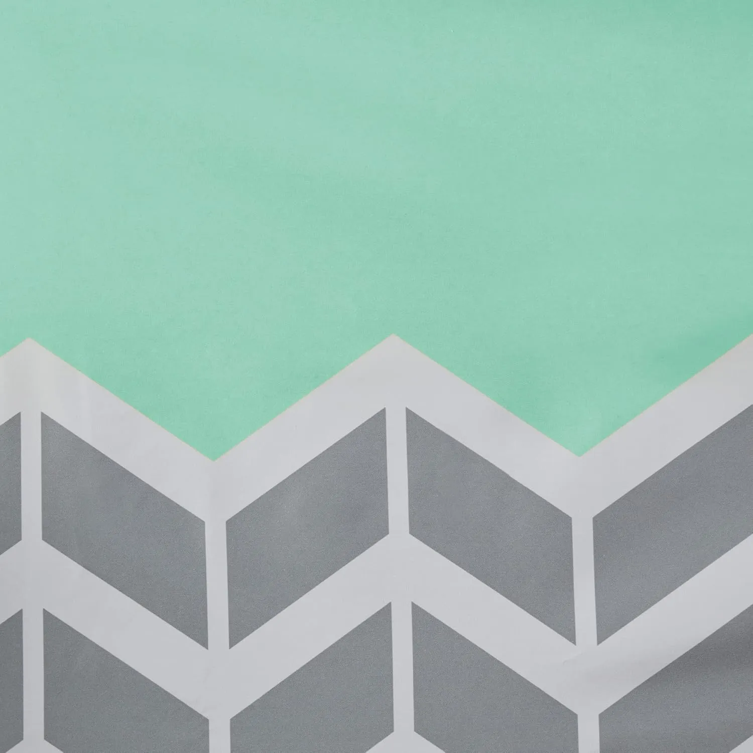 Intelligent Design Alex Chevron Curtains for Living Room, Modern Contemporary Grommet Room Darkening Panels for Bedroom, Geometric Window Panel, 42X63, 2-Panel Pack, 42x84, Aqua